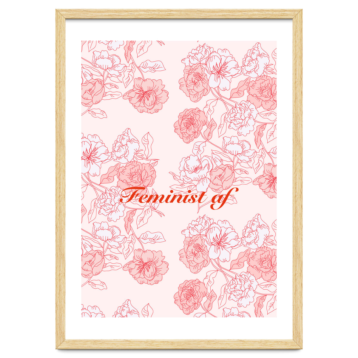 Flowers Feminist Millenialprint