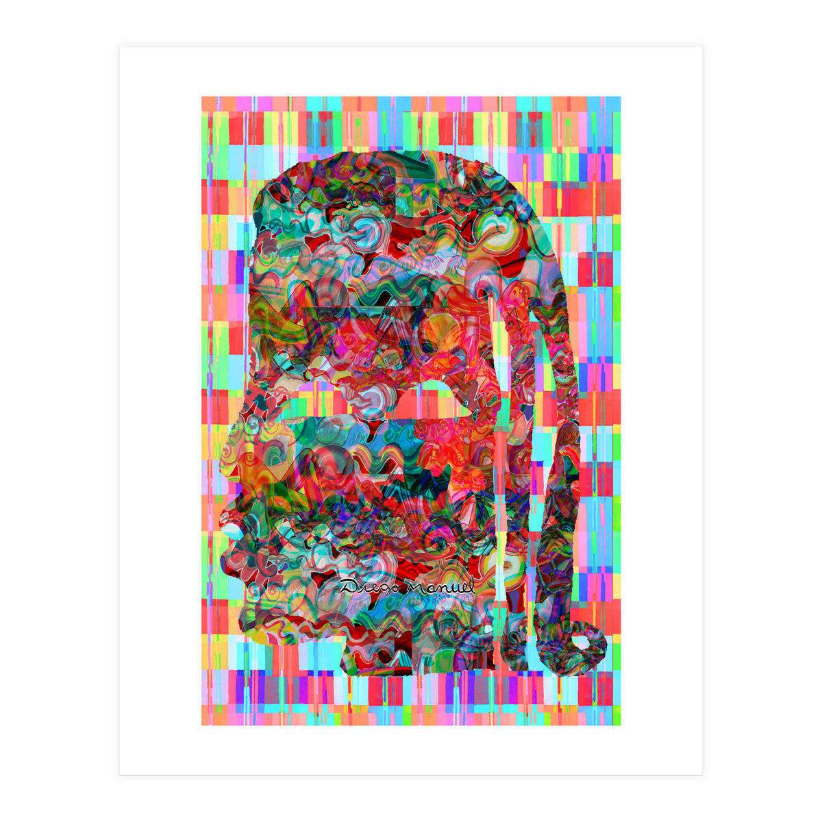 Abstracto Pop Nuevo B Nuevo 4 (Print Only)