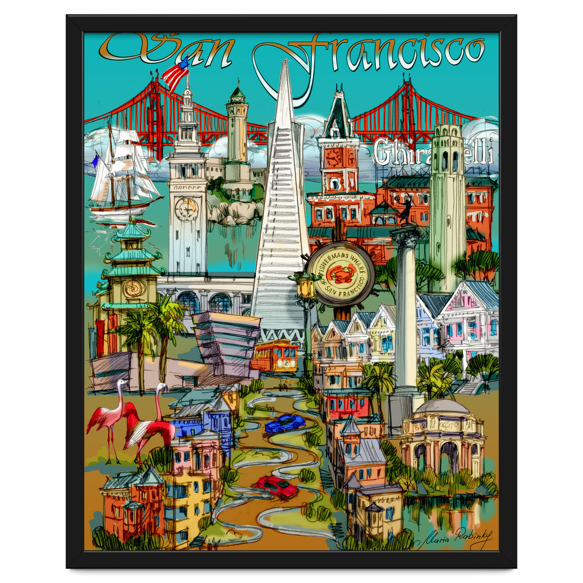 San Francisco Illustration