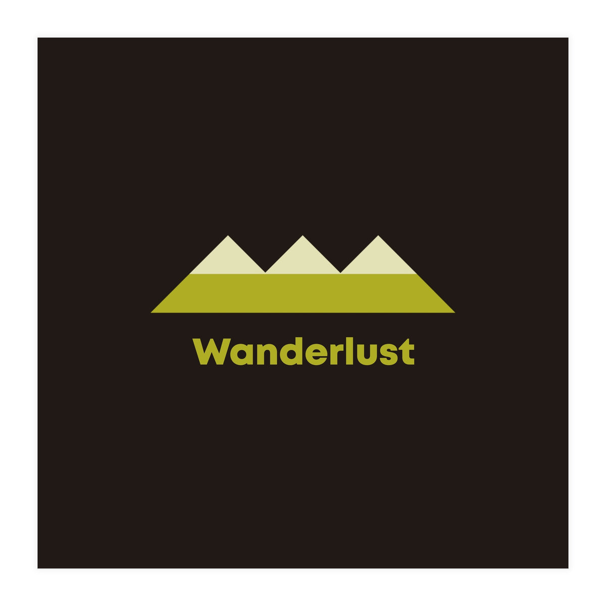 Wanderlust | modern typography (Print Only)