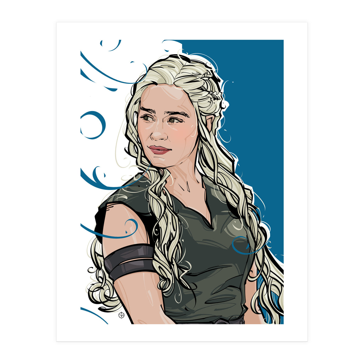 Daenerys Targaryen Game Of Thrones (Print Only)