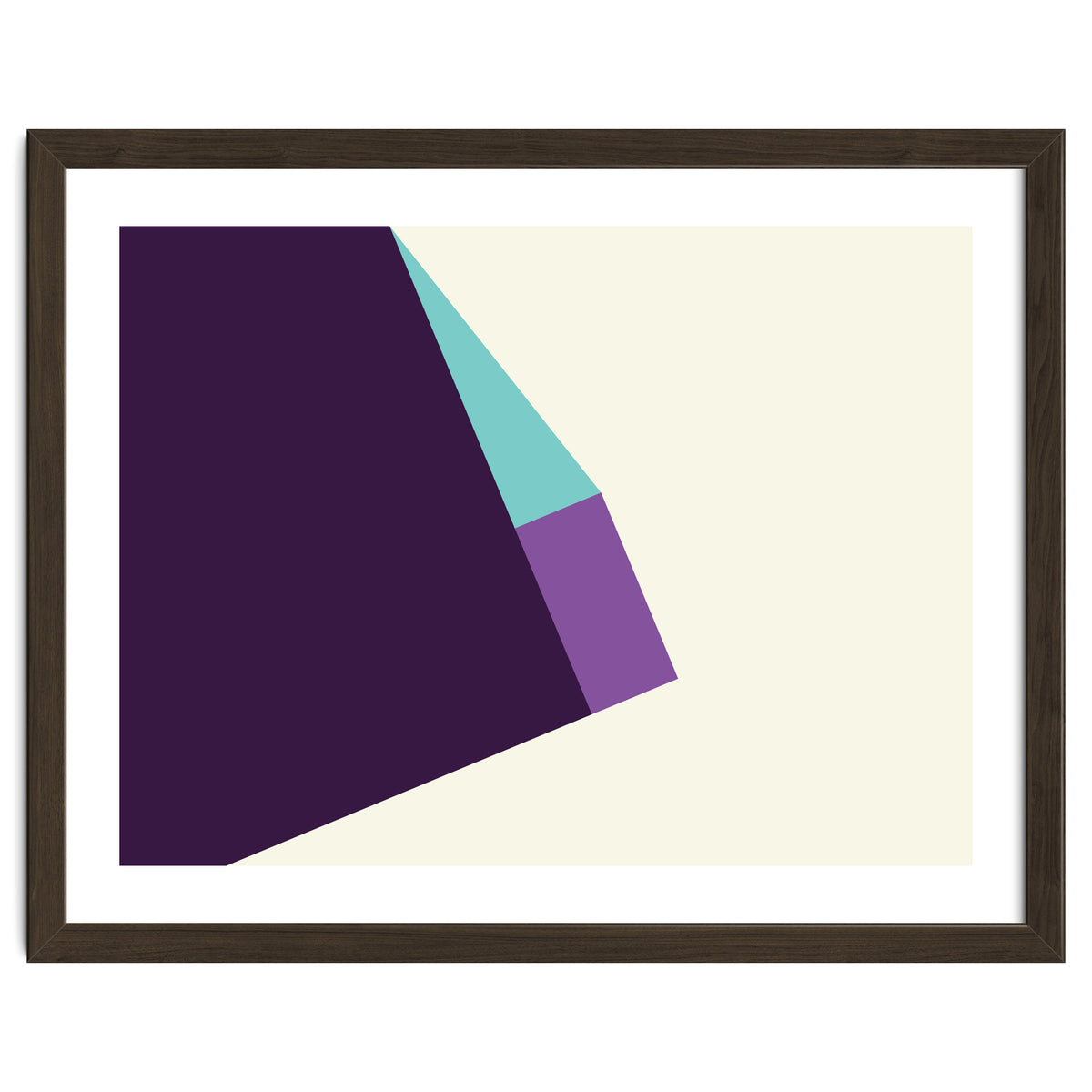 Geometric Shapes No. 42 -  lilac, blue & purple