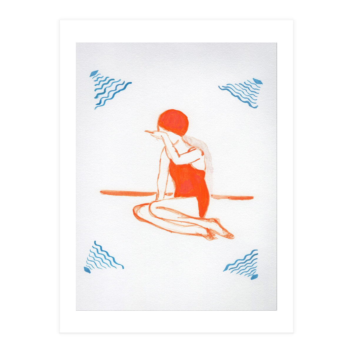 The swimmer (Print Only)