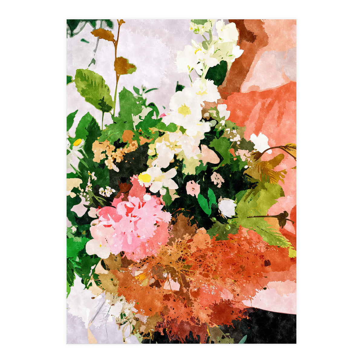 Floral Gift Ii (Print Only)