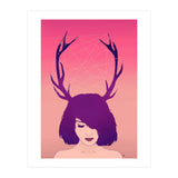 Jackalope Lady (Print Only) thumbnail
