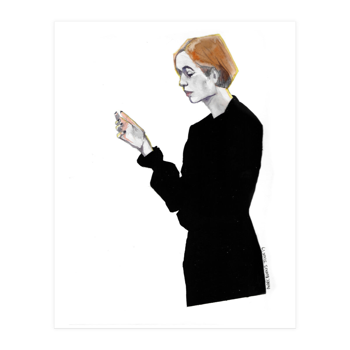 Untitled #33 - Woman without a cigarette (Print Only)