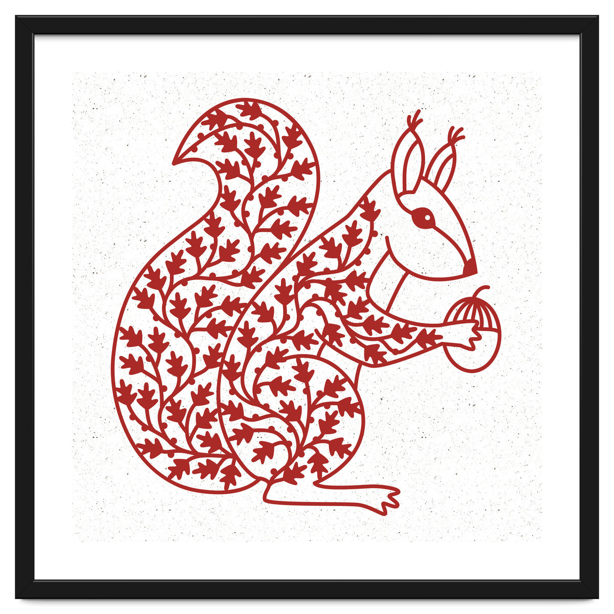 Squirrel Papercut