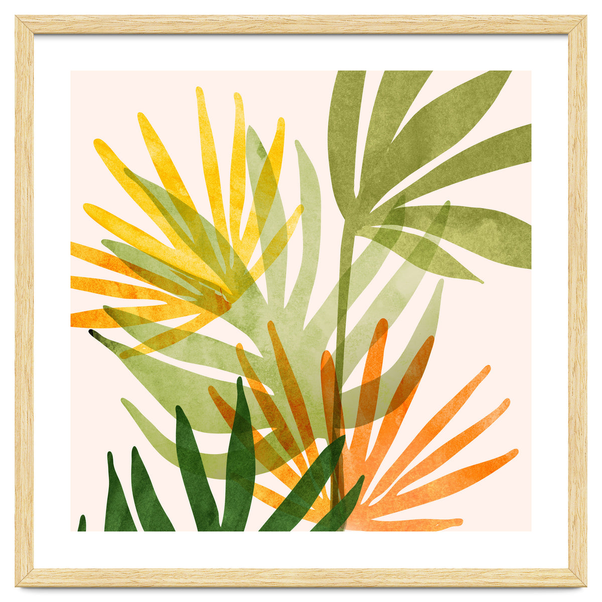 Modern Tropical Abstract Bouquet