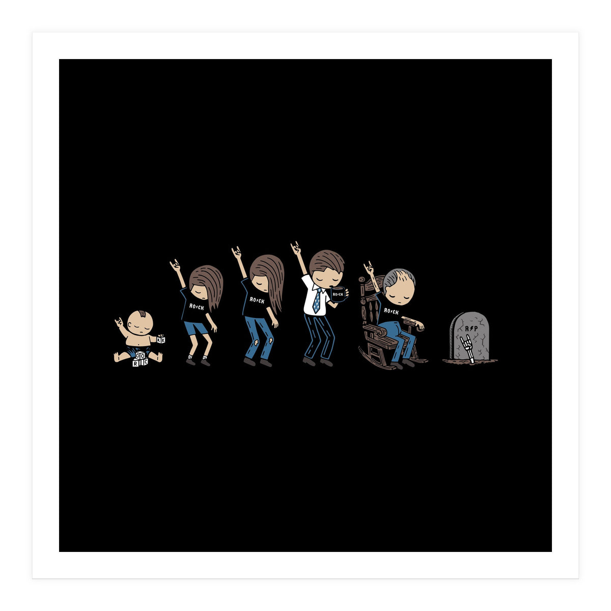 Rock Of Stages (Print Only)