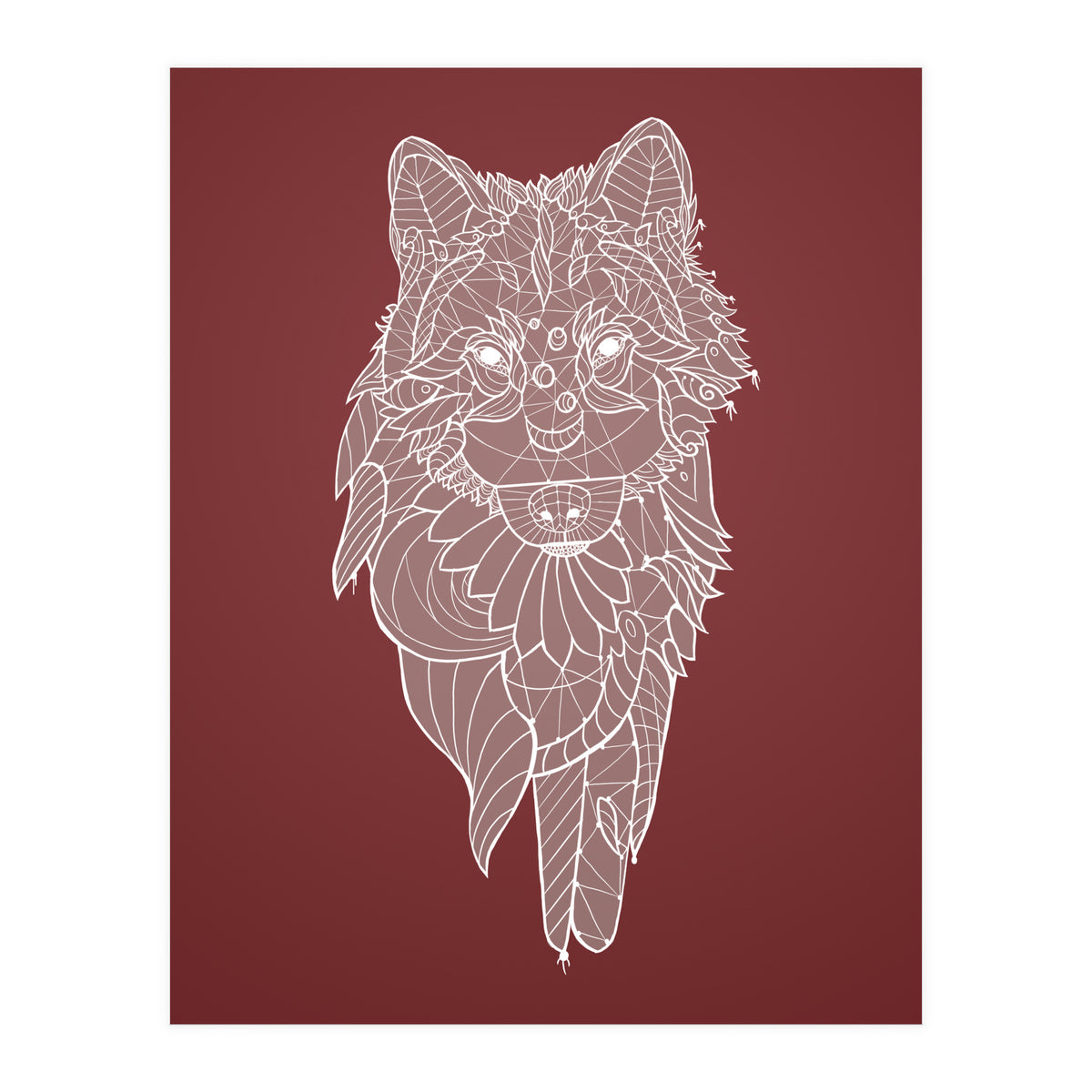 Lace Wolf (Print Only)