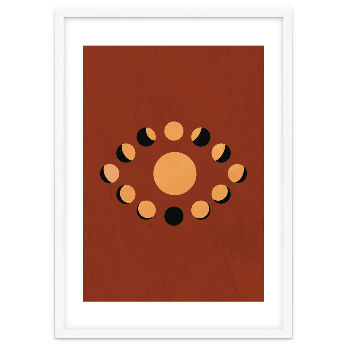 Lunar Eclipse Moon Illustration