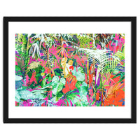 Find Me Where The Tropical Things Are | Jungle Botanical Palm Colorful Painting