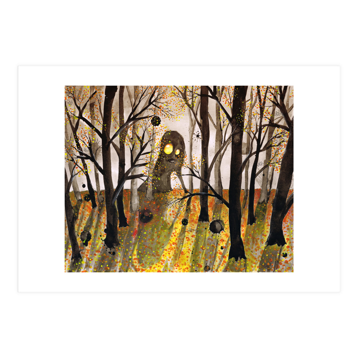 Monster in the woods (Print Only)