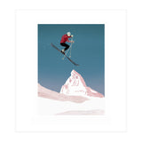 Mountain Love Skier (Print Only) thumbnail