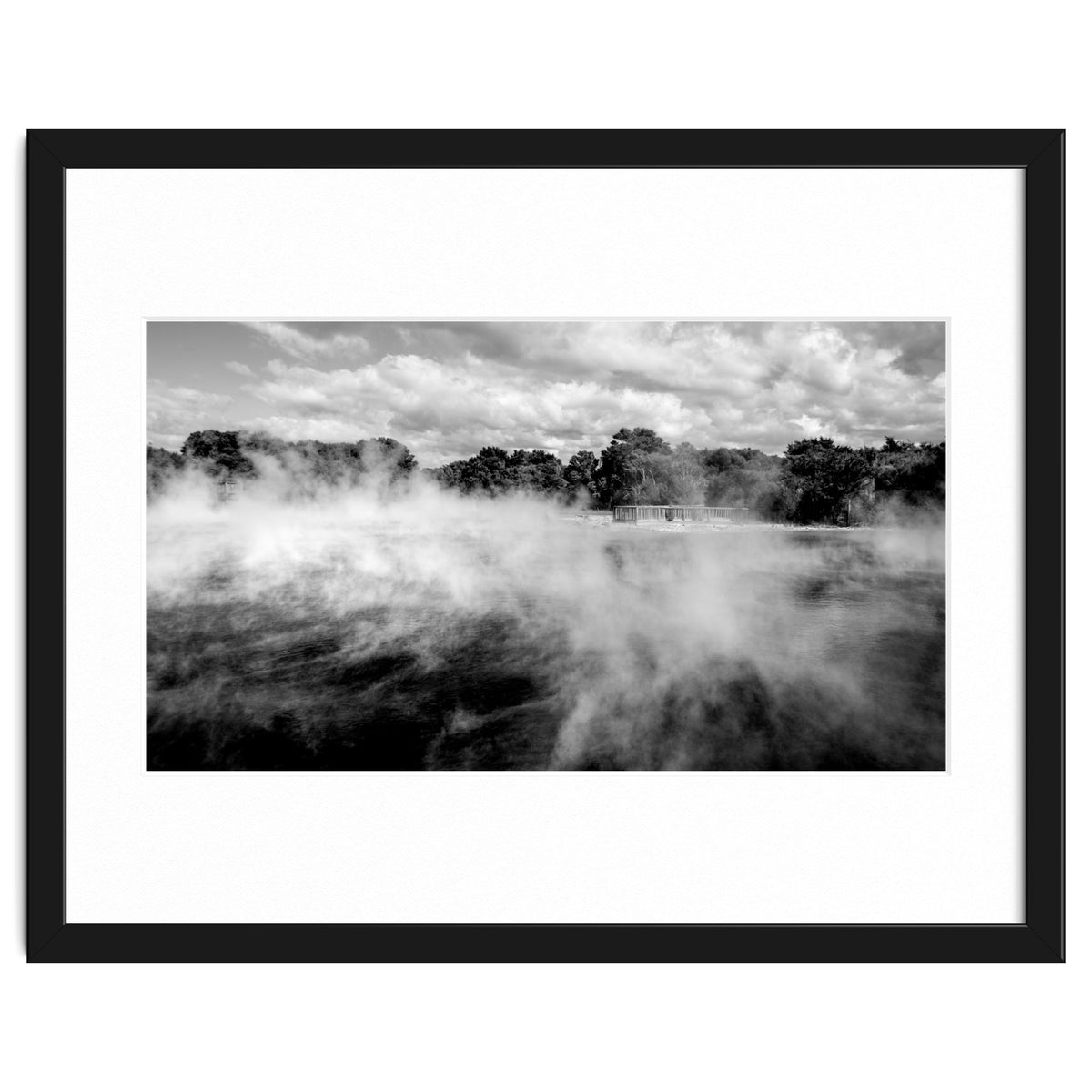Vapors in Rotorua, New Zealand Art Print
