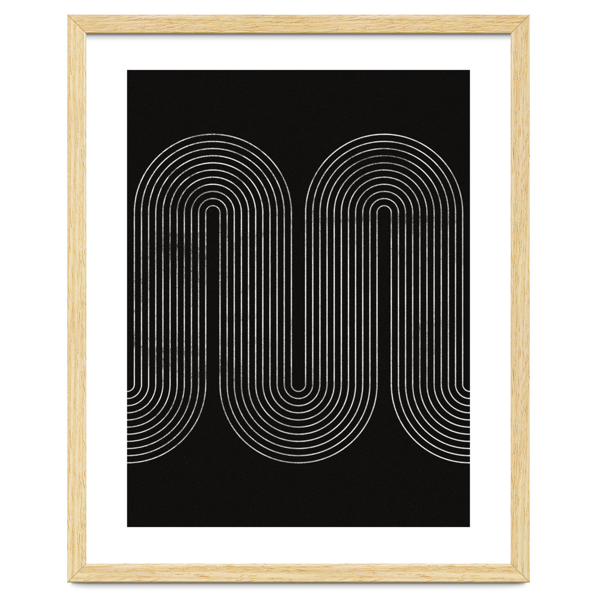 Mid-Century Modern No.18 - Woodblock Print