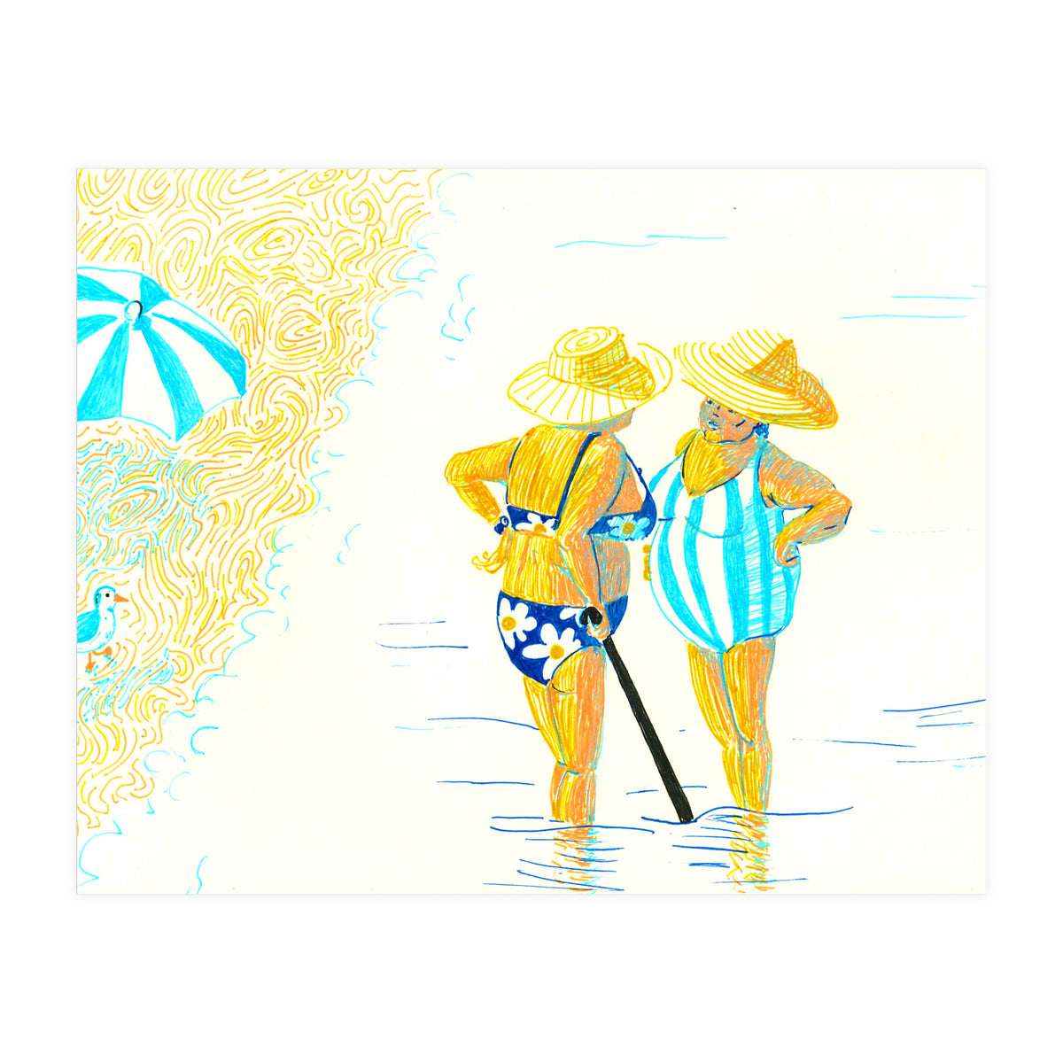 Beachin Grannies (Print Only)
