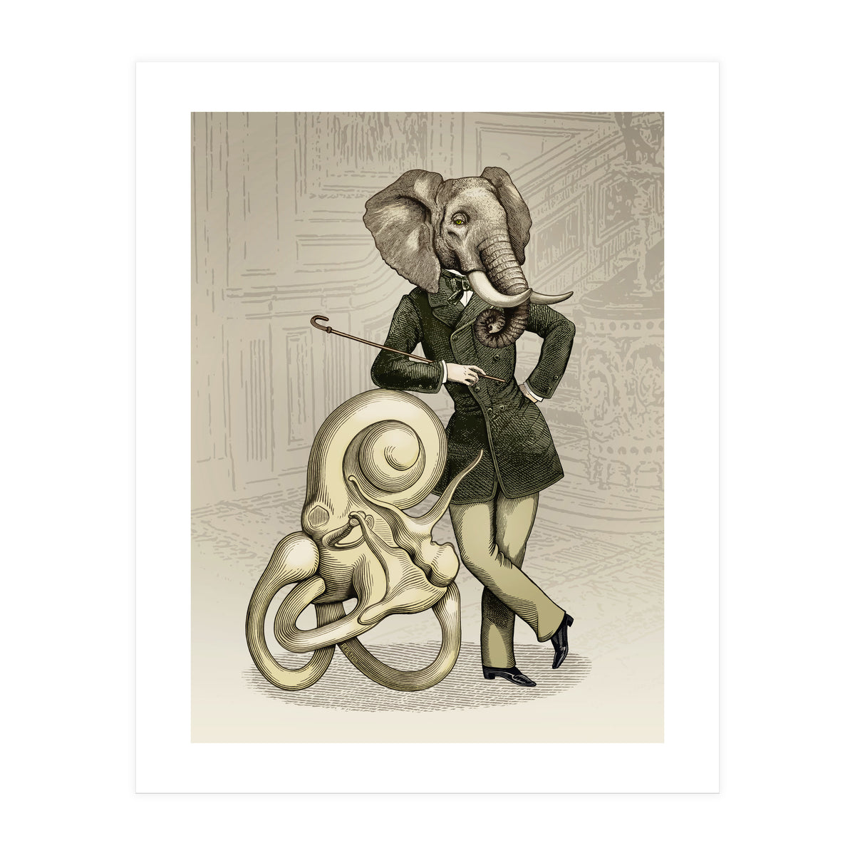 Eustachius the sculptor (Print Only)