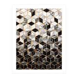 Marble Cubes - Black and White (Print Only) thumbnail