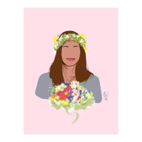 Girl In Wreath 1 (Print Only)