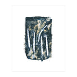 Indigo Blue Botanical Leaves No. 14 (Print Only) thumbnail