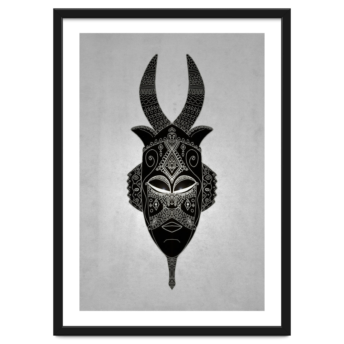 Horned Tribal Mask