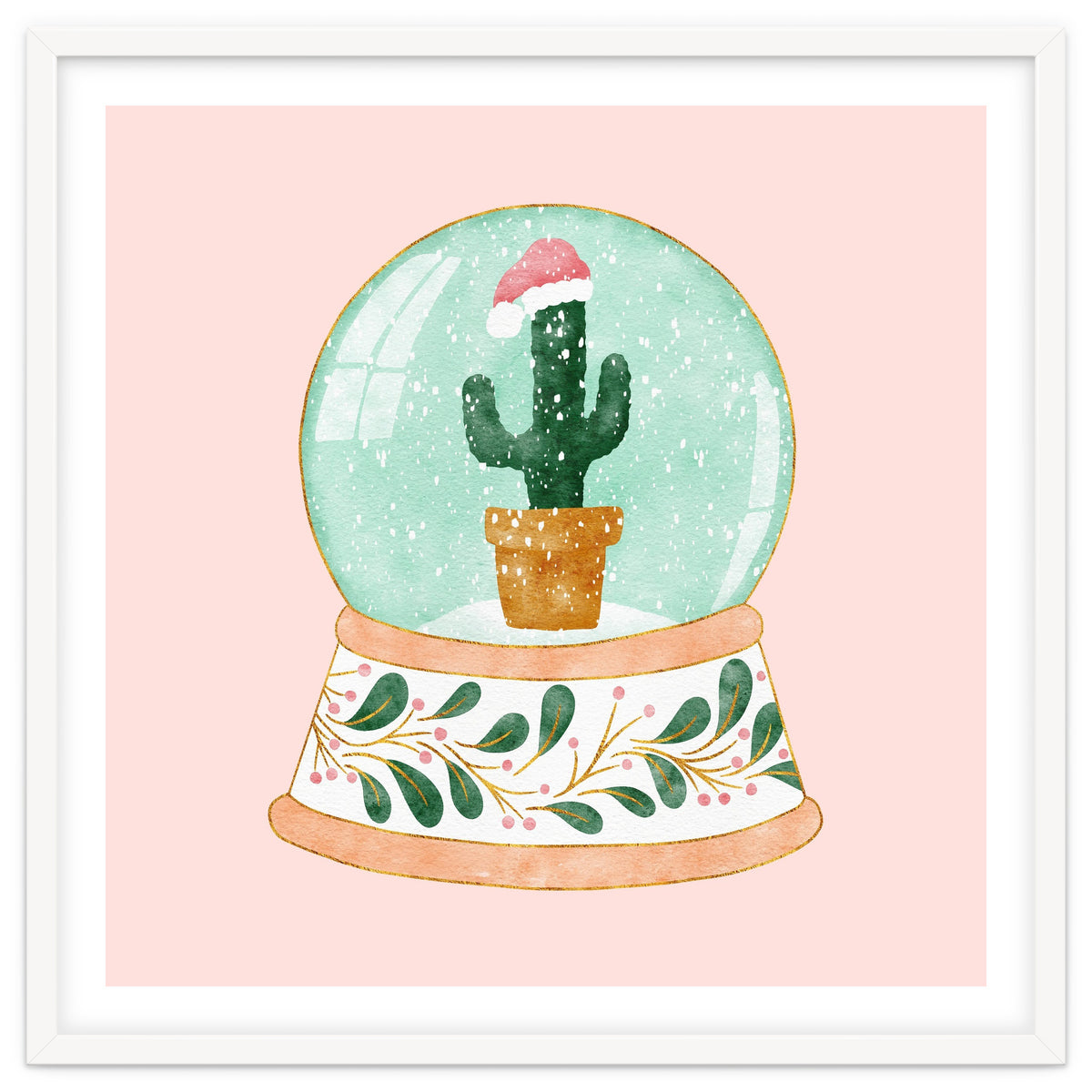 Cactus Snow Globe