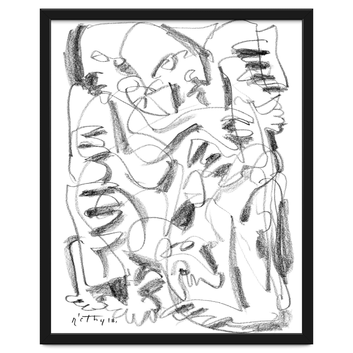 Out of the Shadows - b&w