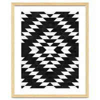 Urban Tribal Pattern No.14 - Aztec - Black Concrete