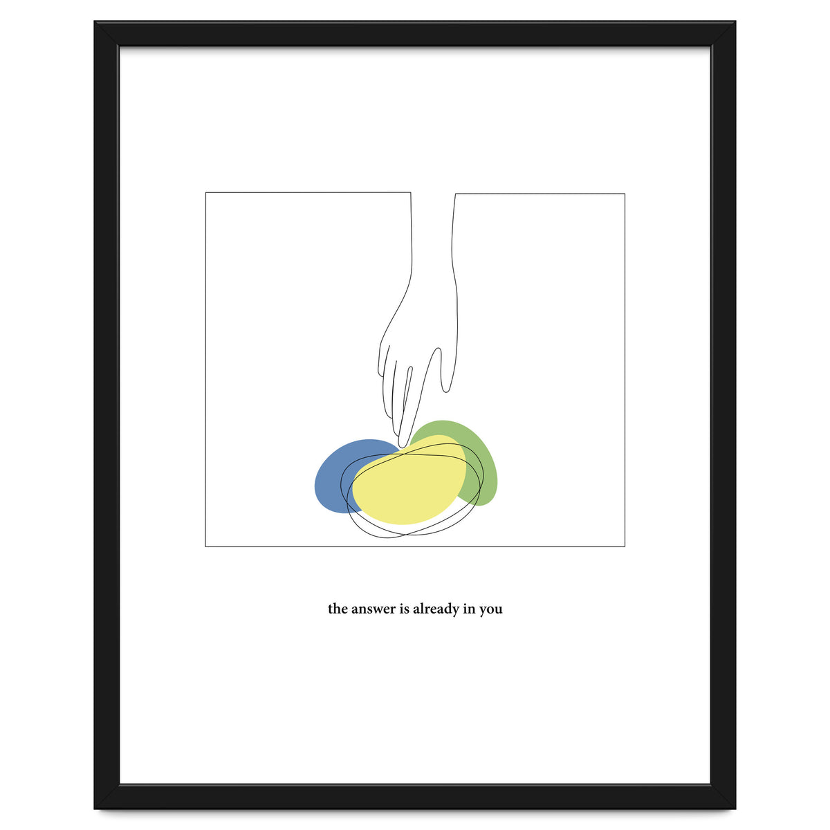 the answer is already in you