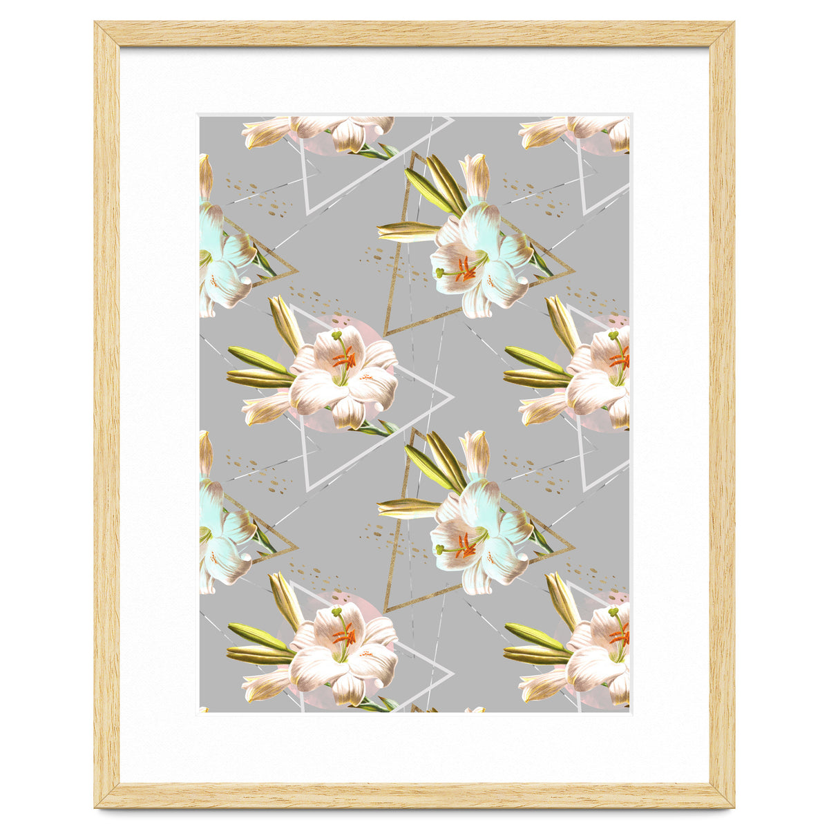 Botanical blooming with geometric 02