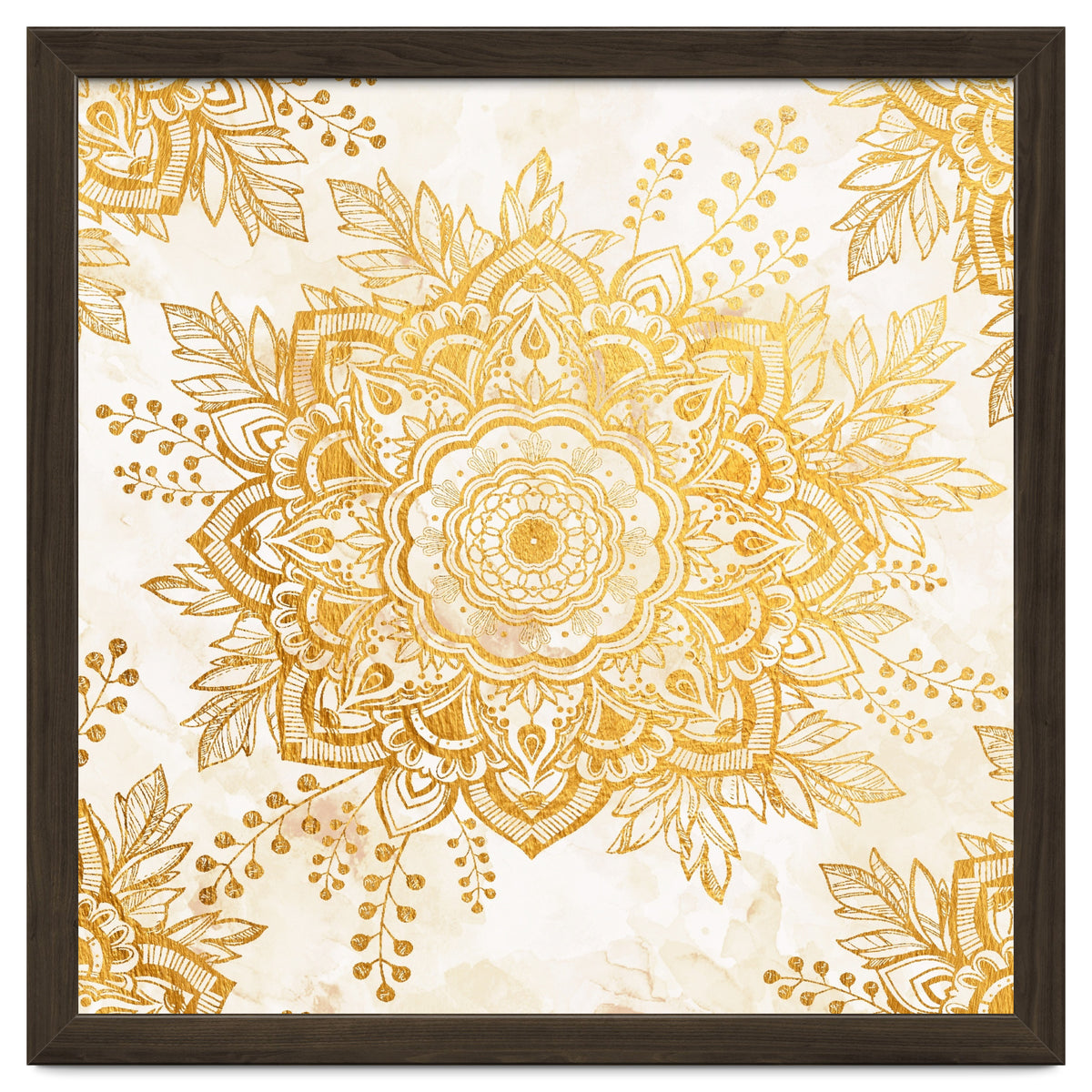 Queen Starring of Mandala-Gold Sunflower I