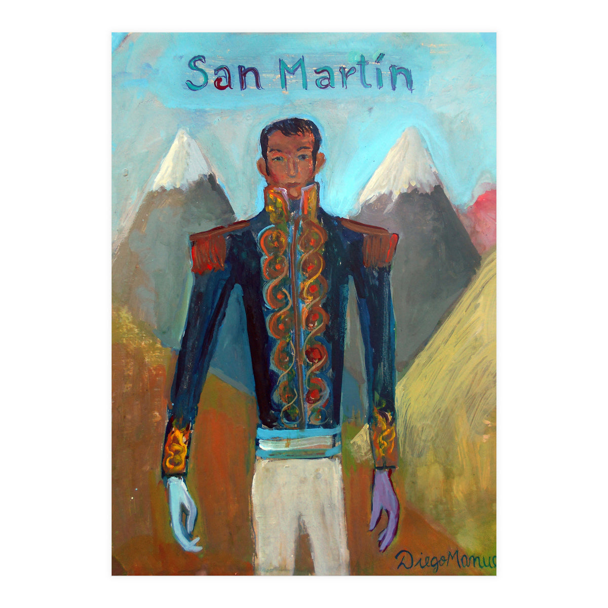 San Martin Cruzando Los Andes 6 (Print Only)