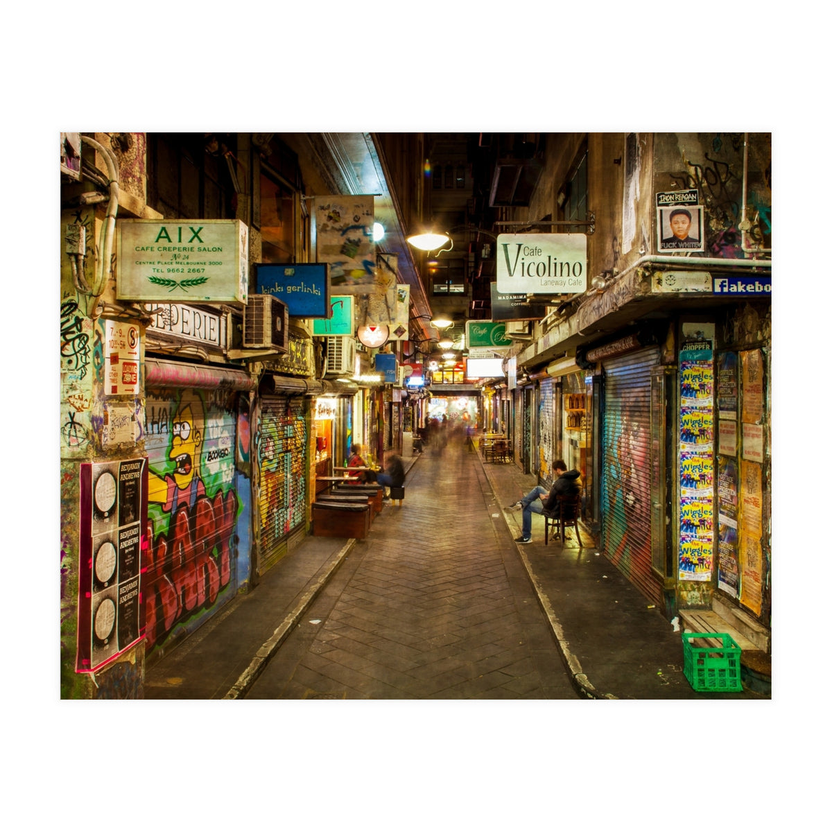 Centre Place After Dark (Print Only)