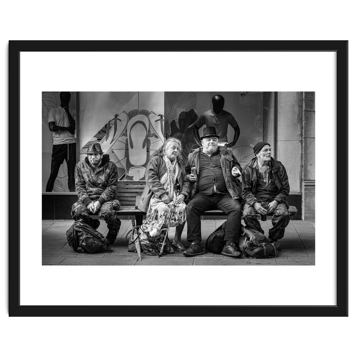 Three plus one locals at the Hat Fair