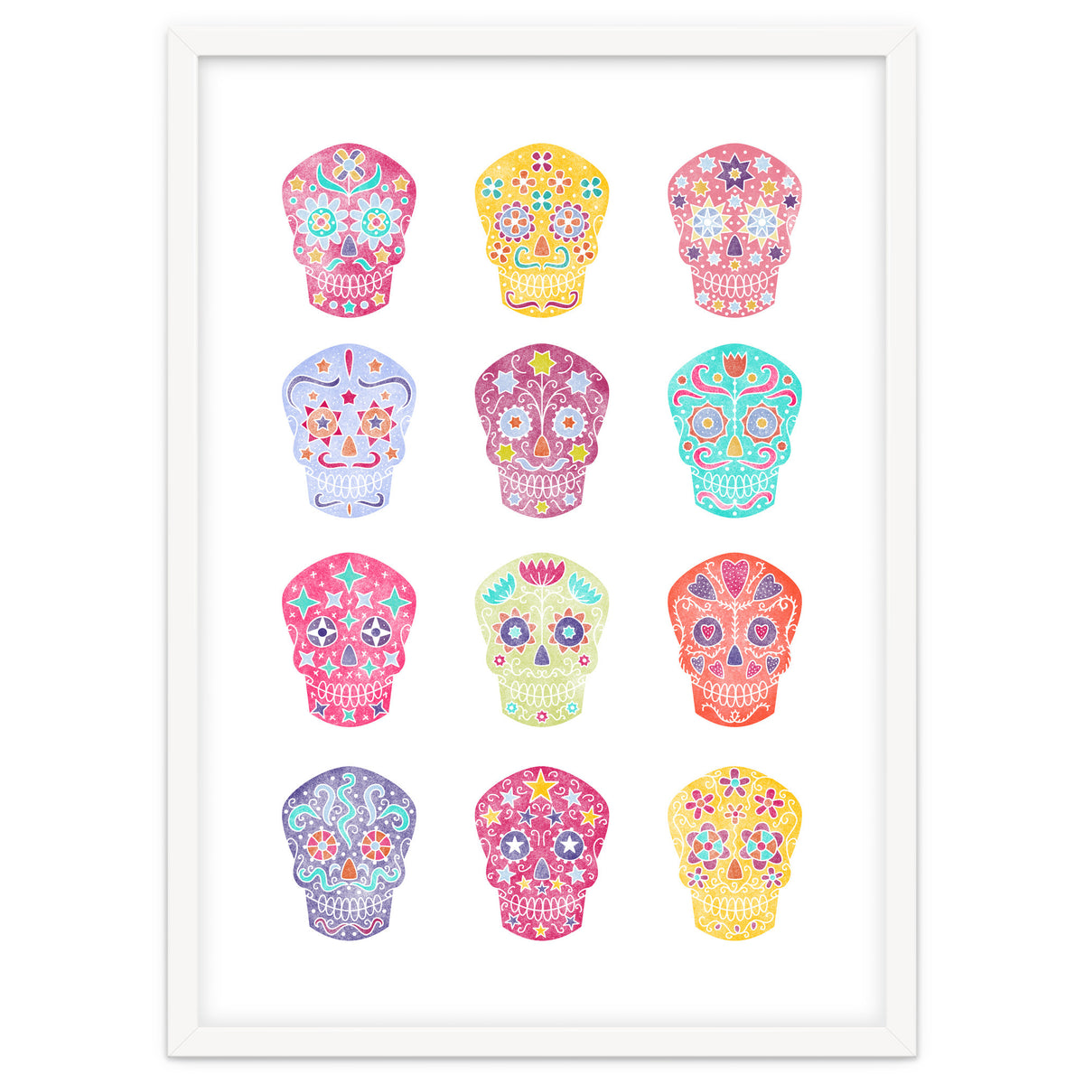 Watercolour Sugar Skulls