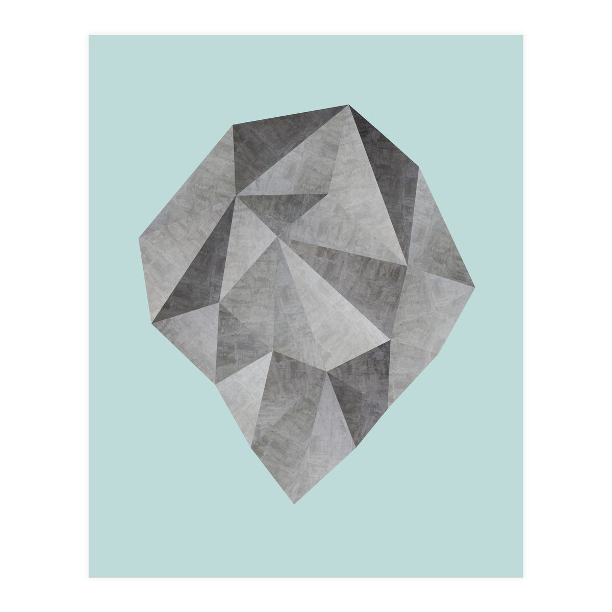 Geometric Rock I (Print Only)