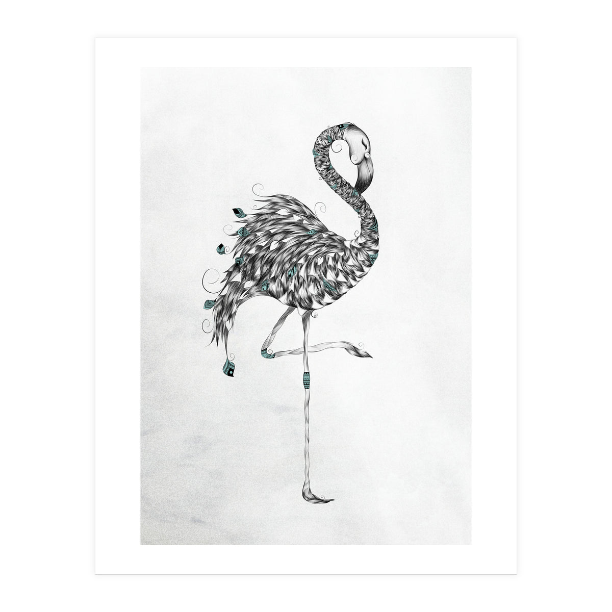 Poetic Flamingo (Print Only)