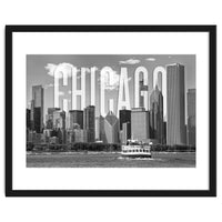 CHICAGO Skyline | Monochrome