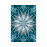 Mandala - Green, White, Rose (Print Only) thumbnail