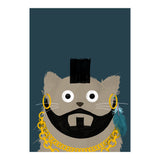Doozal Cat Mr T (Print Only) thumbnail