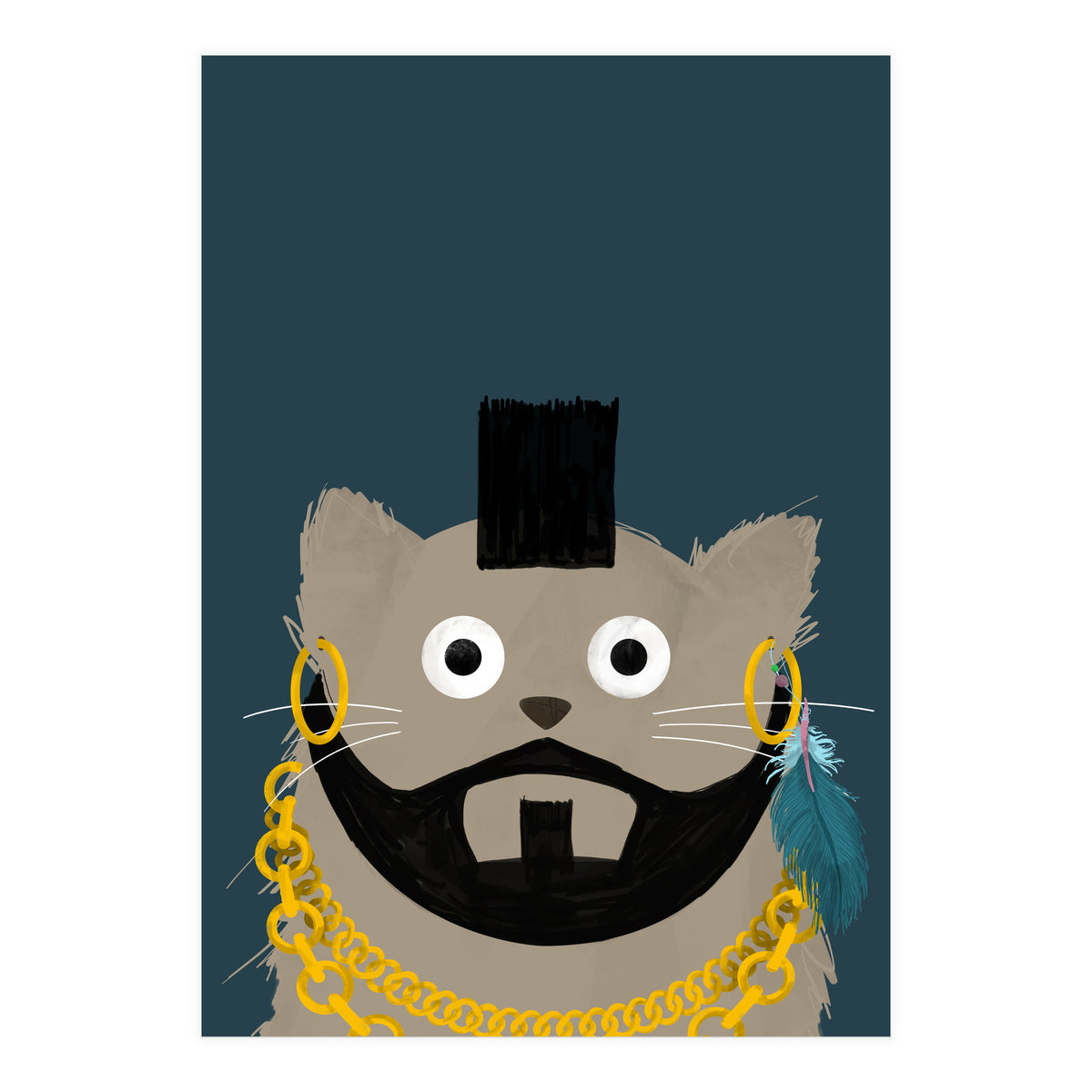 Doozal Cat Mr T (Print Only)