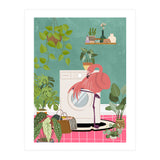 Flamingo in My Laundry Room (Print Only) thumbnail