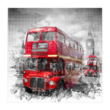 Graphic Art LONDON WESTMINSTER Red Buses (Print Only) thumbnail