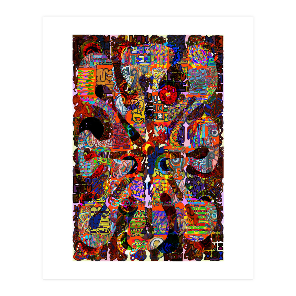 Fuego Y Graffiti 70 (Print Only)