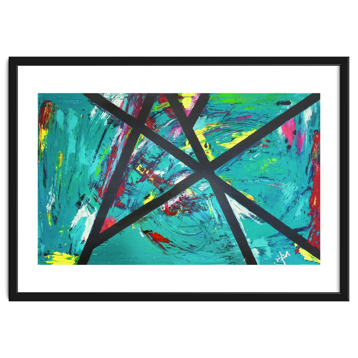 Struggle - Abstract On Canvas