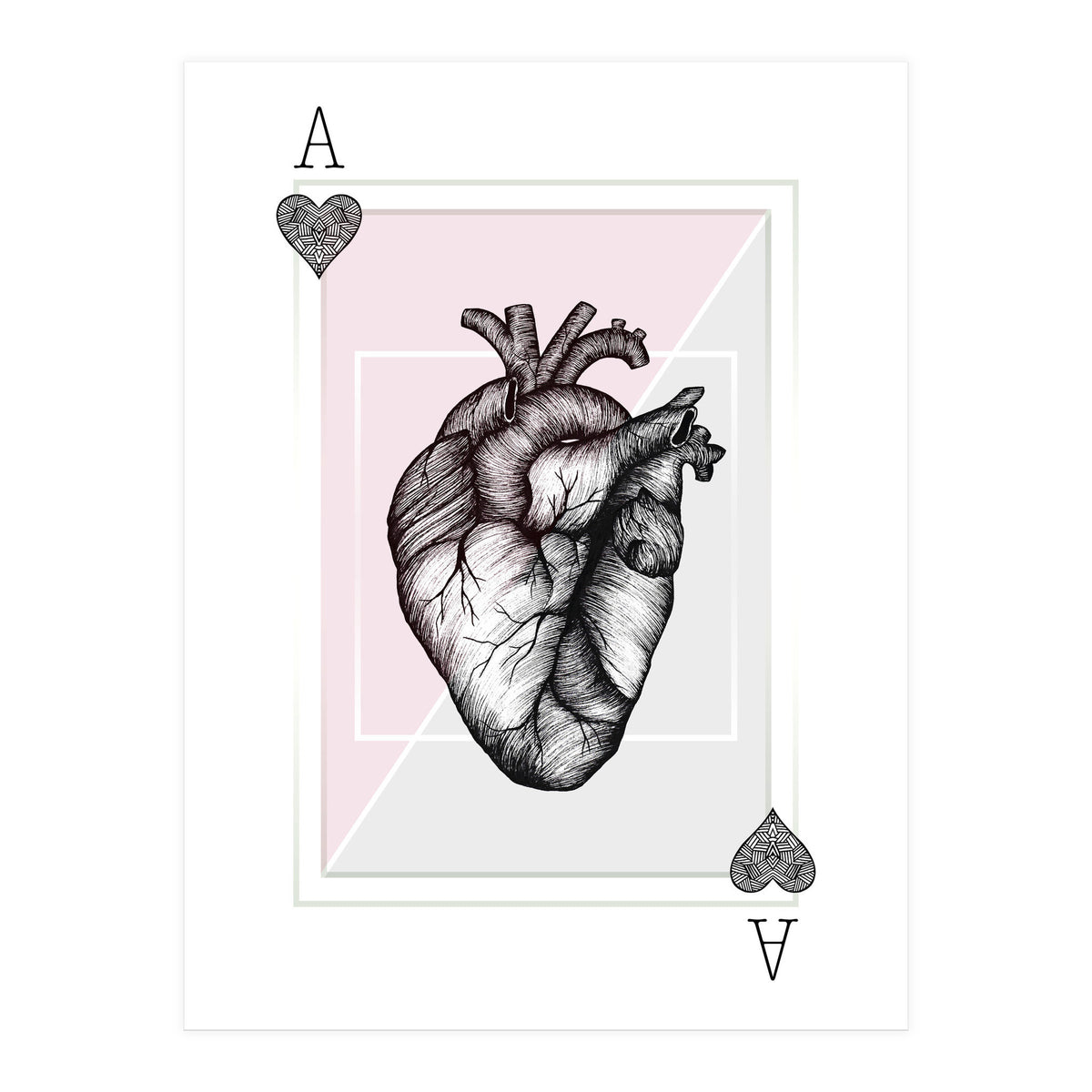 Ace Of Hearts (Print Only)