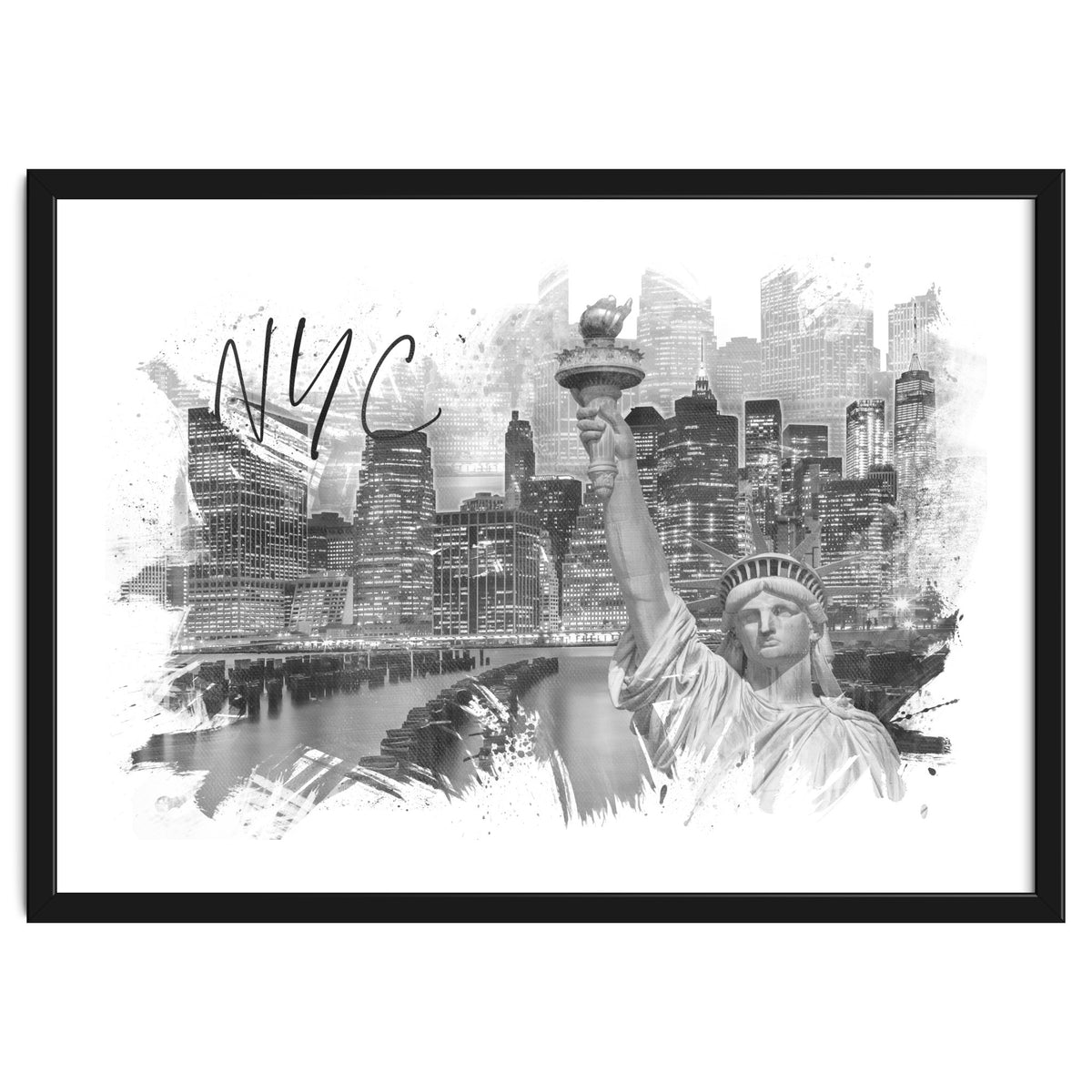 Trendy MANHATTAN Collage