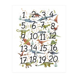 Dinosaur Numbers  (Print Only) thumbnail