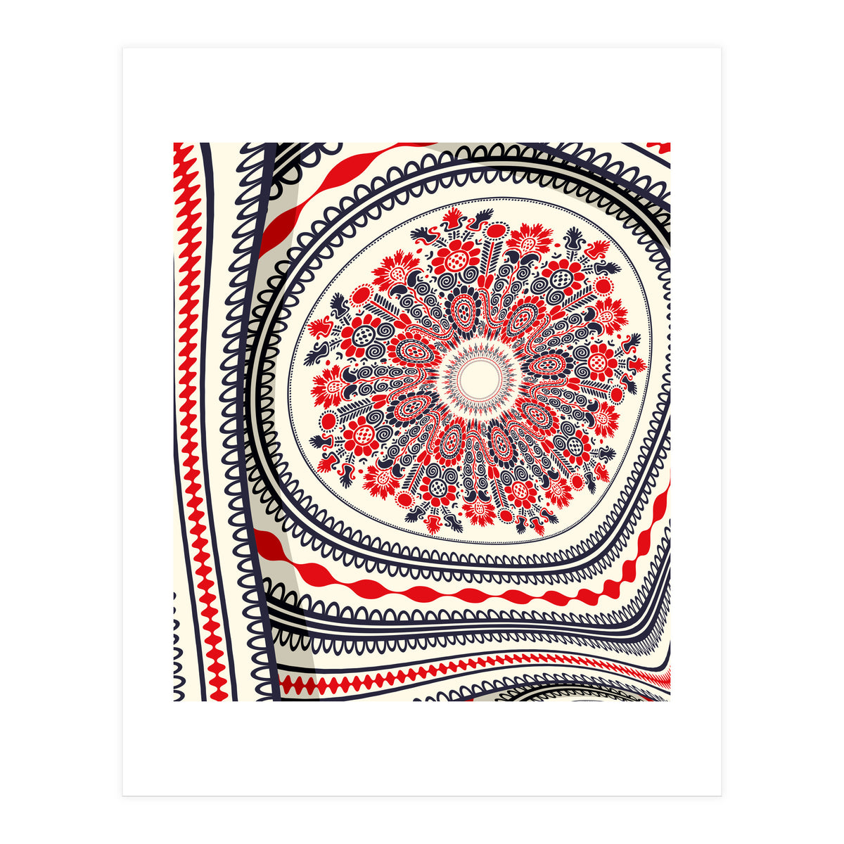 Romanian embroidery background 9 (Print Only)